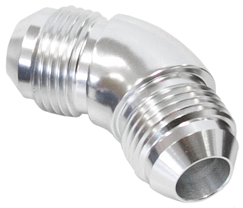 AF527-04S - -4AN 45 DEG MALE FLARE UNION SILVER FULL FLOW NO RESTRICTIO