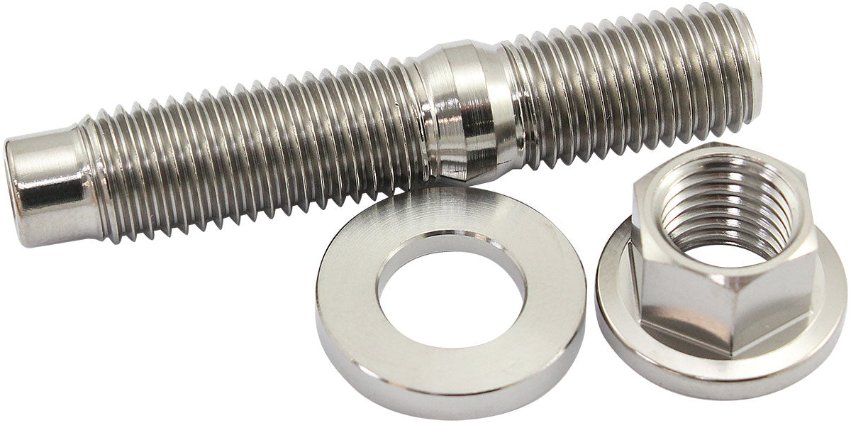 AF55-2006 - M10 TITANIUM STUD WASHER HEX NUT KIT M10X1.25mm HEADER BOLT