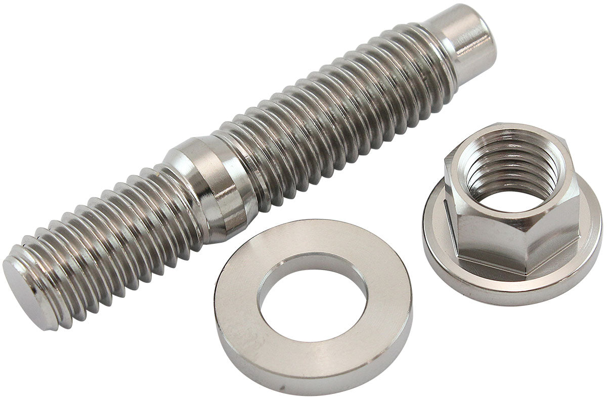 AF55-2007 - M10 TITANIUM STUD WASHER HEX NUT KIT M10X1.50mm HEADER BOLT