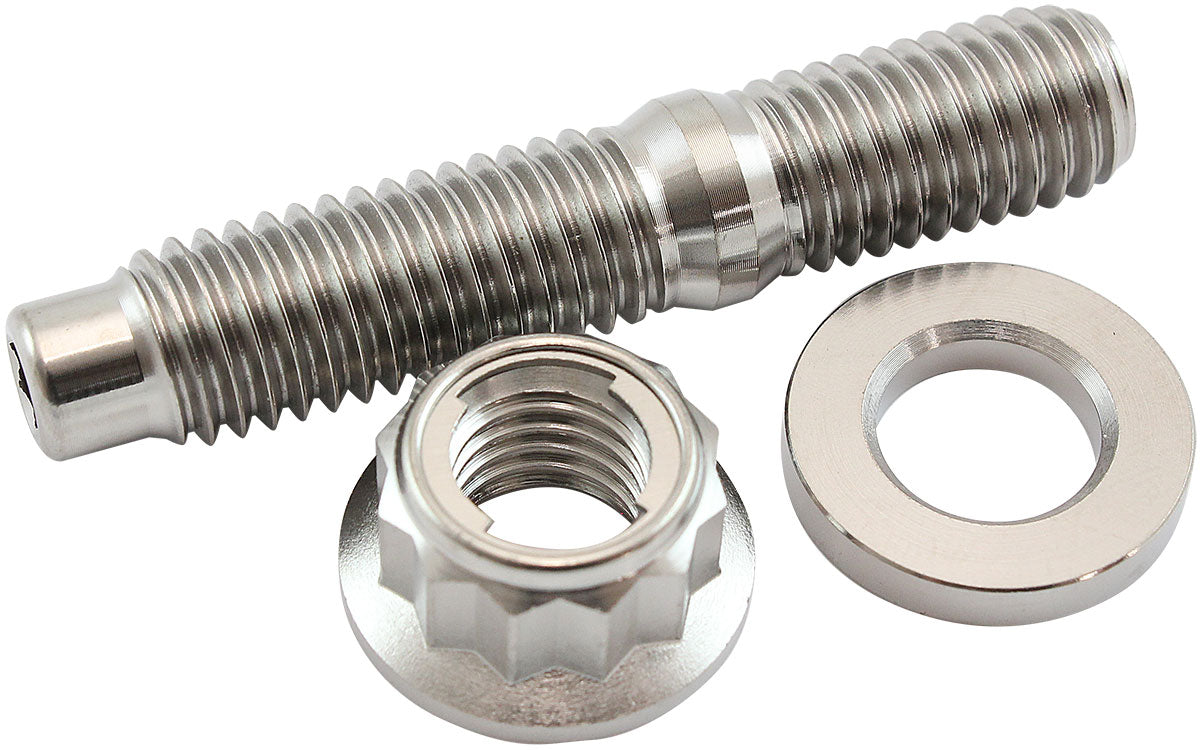 AF55-2014 - M10 TITANIUM STUD LOCKING NUT KIT M10 x 1.50mm HEADER BOLT