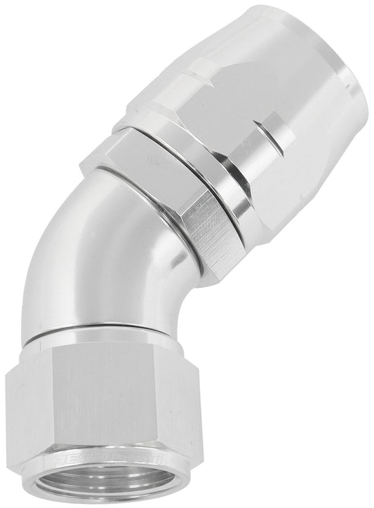 AF552-16-12S - STEPPED 45 DEG HOSEEND -16 HOSTO -12AN EXPANDER HOSE END SIL