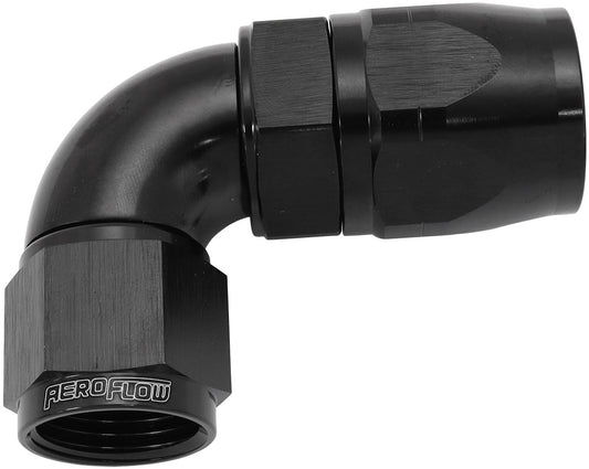 AF553-12-10BLK - STEPPED 90 DEG HOSEEND -12 HOSTO -10AN EXPANDER HOSE END BLA