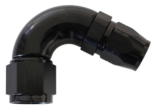 AF554-08-10BLK - STEPPED 120 DEG HOSEEND -8 HOSTO -10AN REDUCER HOSE END BLAC