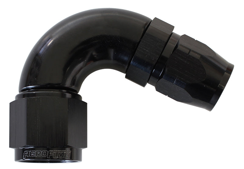 AF554-12-16BLK - STEPPED 120 DEG HOSEEND 12 HOSTO -16AN REDUCER HOSE END BLAC