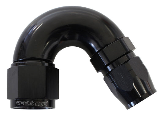 AF555-12-10BLK - STEPPED 150 DEG HOSEEND 12 HOSTO -10AN EXPANDER HOSE END BLA