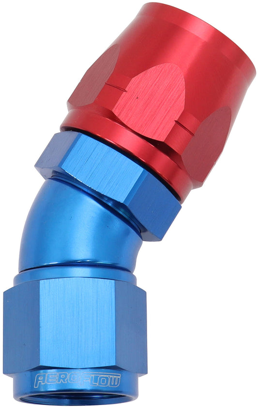 AF557-12-10 - ALLOY 30 DEG HOSE END -12 HOSETO -10AN EXPANDER HOSE END BLU