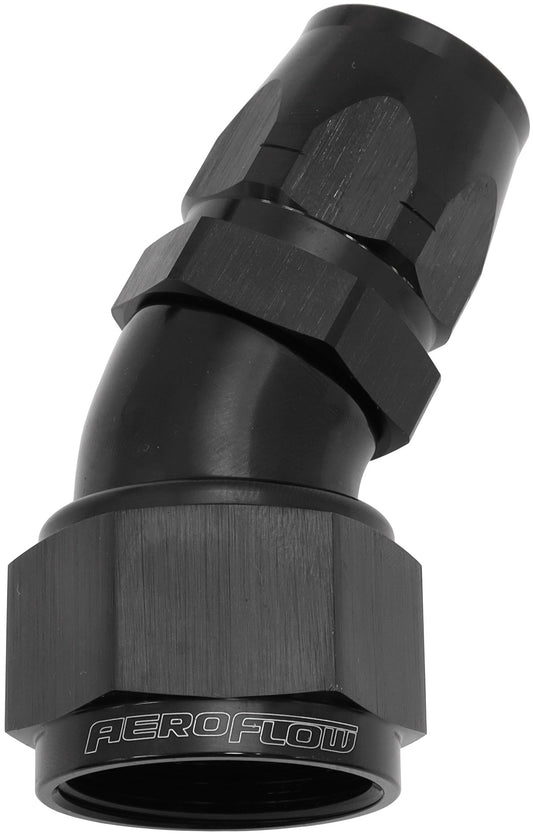 AF557-12-16BLK - ALLOY 30 DEG HOSE END -12 HOSETO -16AN REDUCER HOSE END BLAC