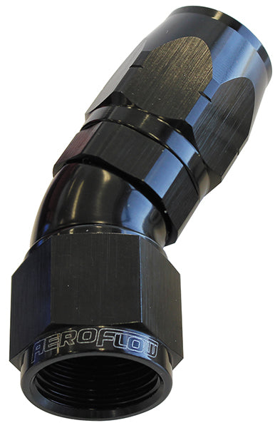 AF557-20BLK - ALLOY 30 DEG HOSE END -20AN BLACK CUTTER STYLE FULL FLOW