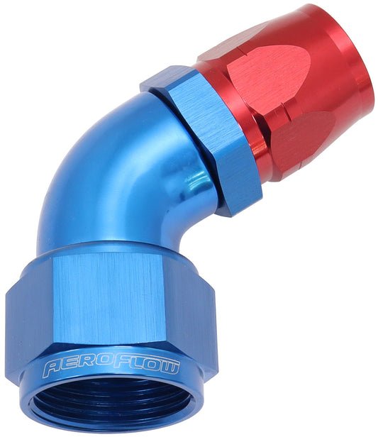 AF558-12-16 - ALLOY 60 DEG HOSE END -12 HOSETO -16 REDUCER HOSE END BLUE