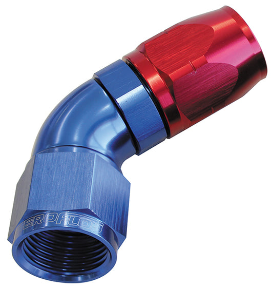 AF558-12 - ALLOY 60 DEG HOSE END -12AN BLUE CUTTER STYLE FULL FLOW