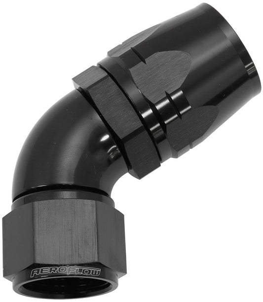 AF558-16-12BLK - ALLOY 60 DEG HOSE END -16 HOSETO -12AN EXPANDER HOSE END BLA