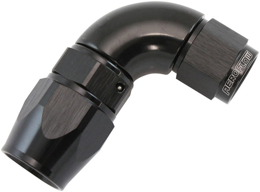 AF573-08-06DBLK - STEPPED 90 DEGREE END -8 HOSE TO -6AN EXPANDER HOSE END BLACTEFLON AF 573-08-06DBLK