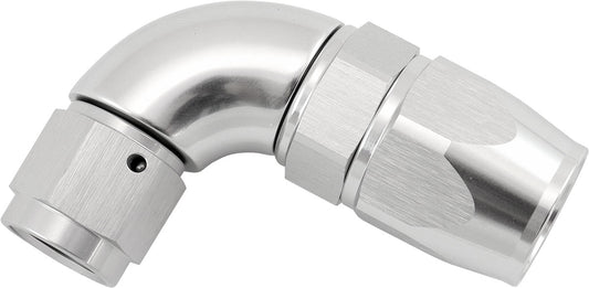 AF573-08-06DS - STEPPED 90 DEGREE END -8 HOSE TO -6AN EXPANDER HOSE END SILVTEFLON AF 573-08-06DS