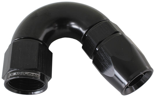 AF575-12DBLK - 150 DEG -12AN FULL FLOW TEFLONHOSE END BLACK 1 PIECE FULLFLO