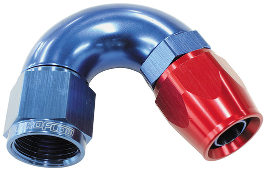 AF575-16D - 150 DEG -16AN FULL FLOW TEFLONHOSE END BLUE 1 PIECE FULLFLOW