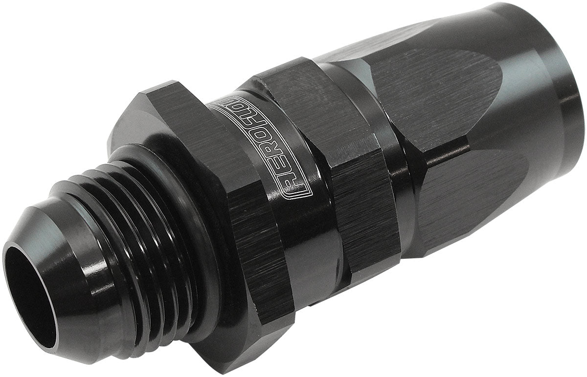 AF580-10-10DBLK - MALE -10AN to 10AN TEFLON HOSEEND STRAIGHT MALE ORB BLACK