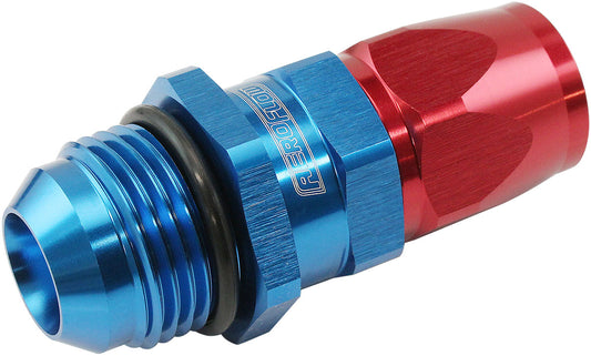 AF580-10-12D - MALE -12AN to 10AN TEFLON HOSEEND STRAIGHT MALE ORB BLUE
