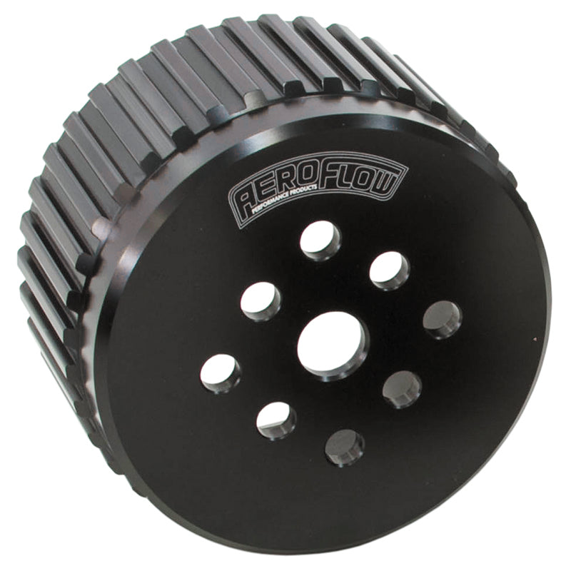 AF59-3000WBLK - Water pump Gilmer Drive pulleyanodised BLACK SBC/BBC All,