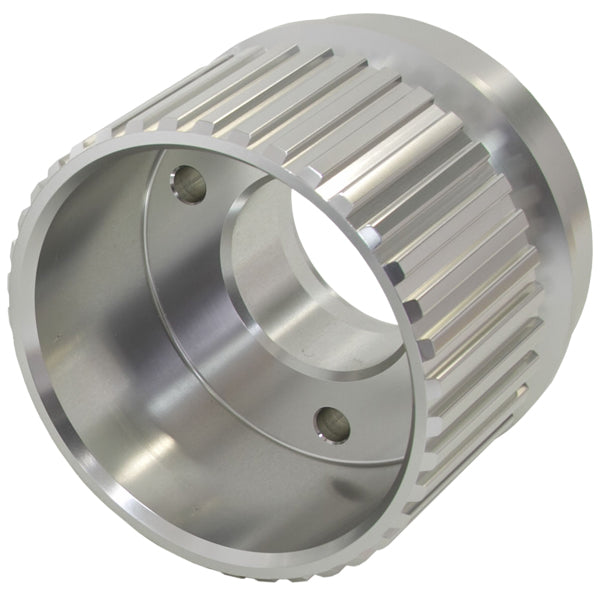 AF59-3001C - Chev long Crank Gilmer pulley anodised silver SBC/BBC