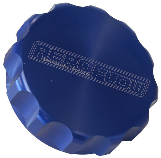 AF59-460-40BL - REPLACEMENT BILLET CAP SUITS -40 BASE BLUE ANODISED