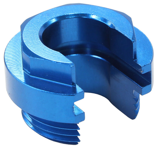 AF59-905-02 - PUSH ON EFI FITTING RETAINING LOCKING COLLAR WITH SLOT BLUE