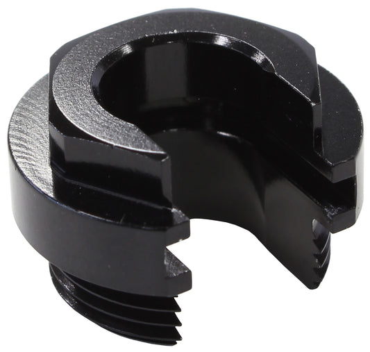 AF59-905-02BLK - PUSH ON EFI FITTING RETAINING LOCKING COLLAR WITH SLOT BLACK
