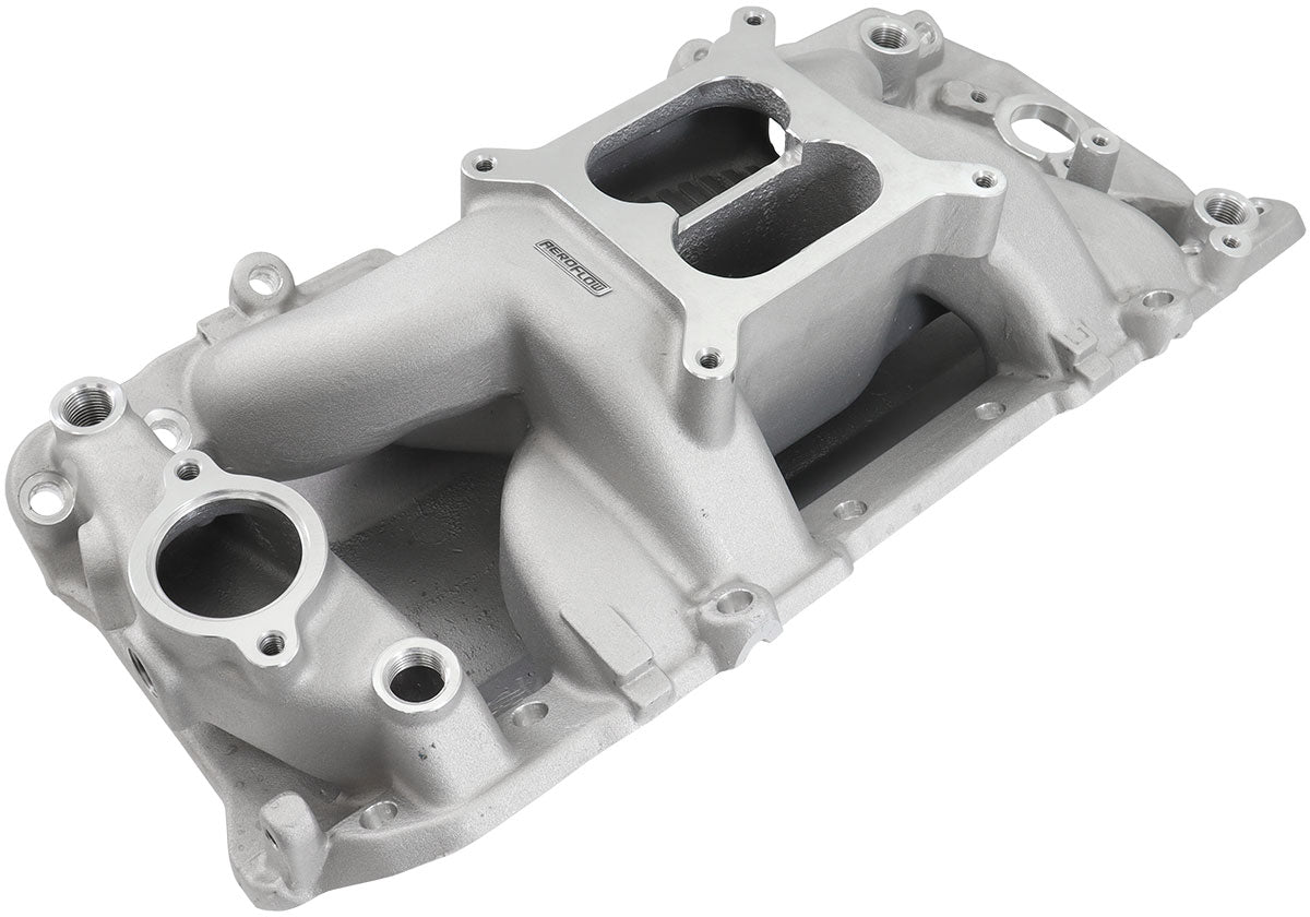 AF6011-1001 - BBC AIR GAP INTAKE MANIFOLD DUAL PLANE CHEV 454 NATUR OVAL