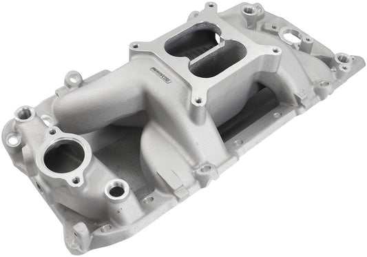AF6011-1001 - BBC AIR GAP INTAKE MANIFOLD DUAL PLANE CHEV 454 NATUR OVAL