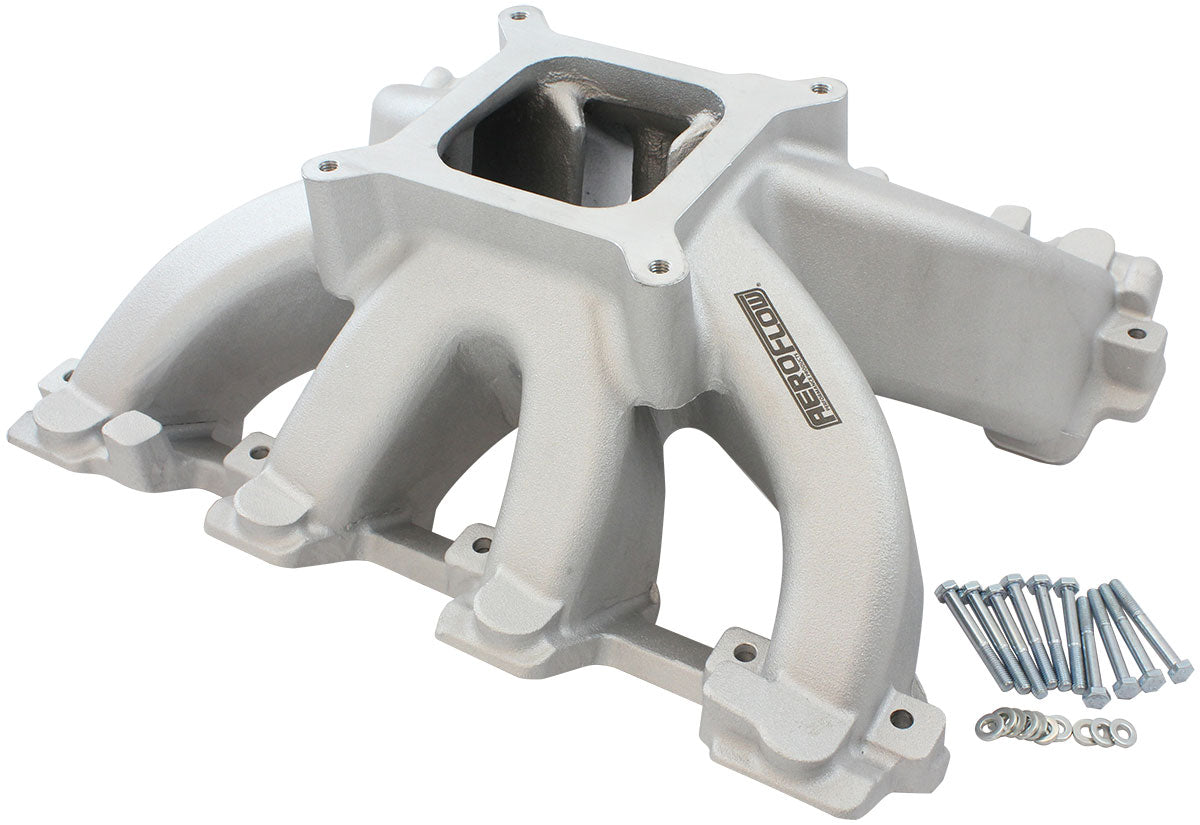AF6040-5005 - GM LS CARBY HI RISE INTAKE MANIFOLD CATHEDRAL NON EFI LS1LS2 NATURA Aeroflow- 6040-5000
