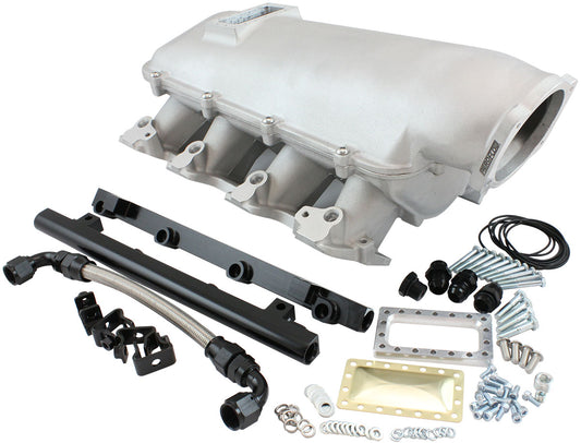 AF6063-5000 - GM LS MODULAR INTAKE MANIFOLD CATHEDRAL PORT LOW RISE EFI NATURAL Aeroflow - AF6063-5000