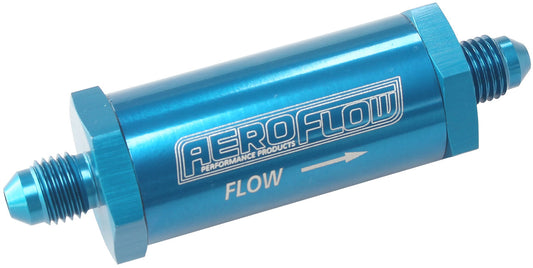 AF607-03 - -3AN TURBO INLINE OIL FILTER BLUE 30 MICRON WASHABLE