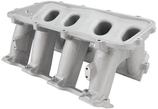AF6079-5003 - HI RISE EFI GM LS BASE INTAKE MODULAR MANIFOLD CATHEDRAL PORT NATURAL AF 6079-5003