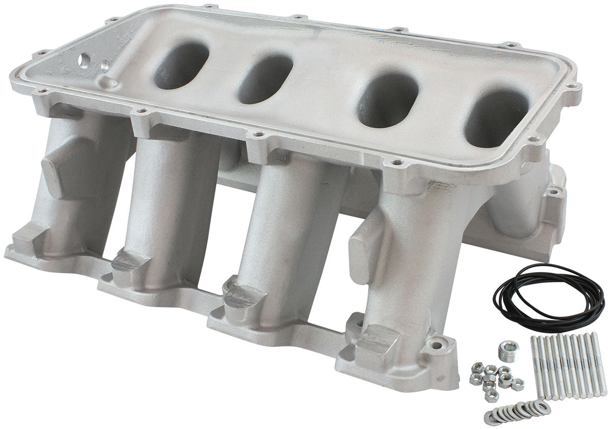 AF6079-6002 - HI RISE NON EFI GM LS BASE MODULAR INTAKE MANI RECTANGLE PORT NATURAL AF 6079-6002