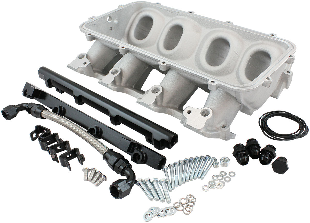 AF6079-6003 - LOW RISE EFI GM LS BASE INTAKEMODULAR MANIFOLD RECTANGLE PORT NATURAL AF 6079-6003