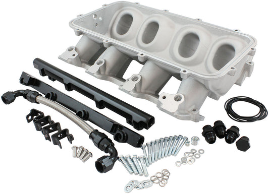 AF6079-6003 - LOW RISE EFI GM LS BASE INTAKEMODULAR MANIFOLD RECTANGLE PORT NATURAL AF 6079-6003