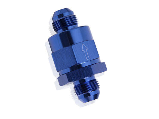 AF612-08 - CHECK VALVE INLINE -8AN BLUE / ONE WAY VALVE