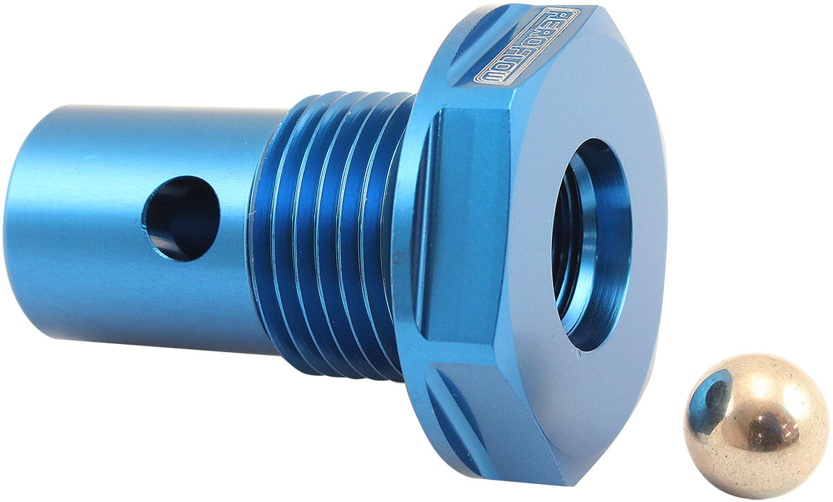 AF613-10 - -10ORB TO -6ORB ROLL OVER VALVE BLUE