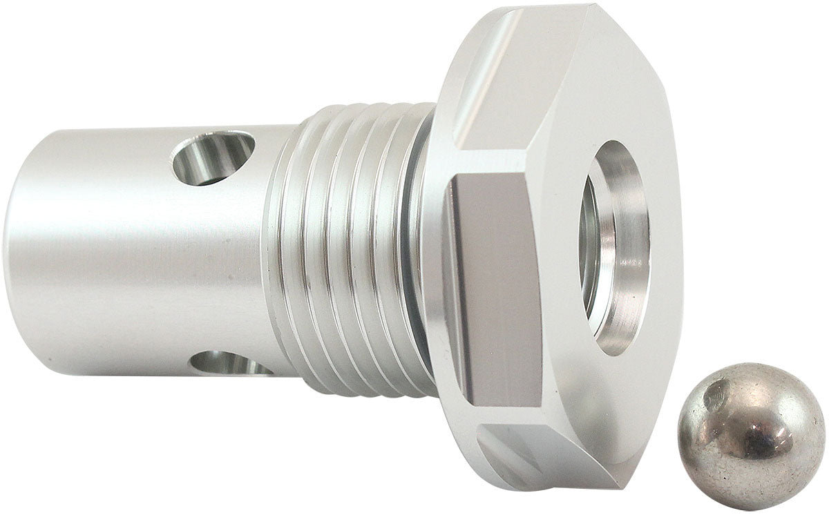 AF613-10S - -10ORB TO -6ORB ROLL OVER VALVE SILVER