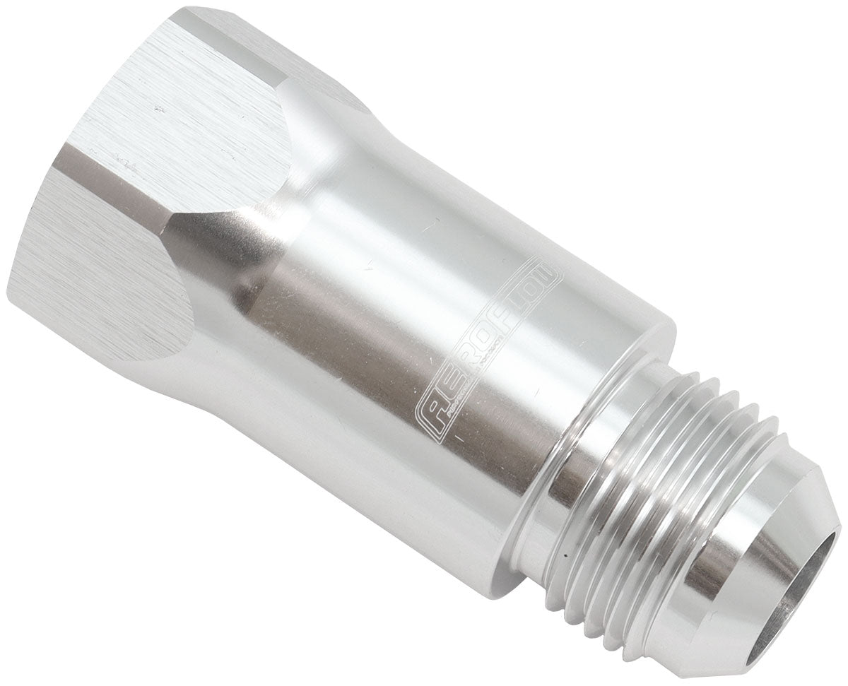 AF614-10S - ROLL OVER VALVE FEMALE TO MALE -10 ORB TO MALE -10AN SILVER