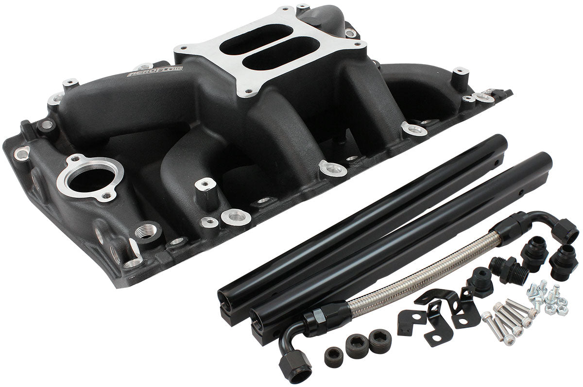 AF6210-4003 - HOLDEN 304 EFI INTAKE MANIFOLDDUAL PLANE AIR GAP BLACK VN