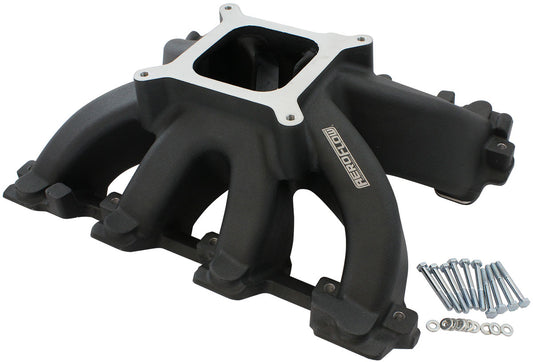 AF6240-5005 - GM LS CARBY HI RISE INTAKE MANIFOLD CATHEDRAL NON EFI LS1LS2 BLACK Aeroflow- 6240-5000