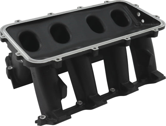 AF6279-5002 - HI RISE NON EFI GM LS BASE MODULAR INTAKE MANI CATHEDRAL PORT BLACK AF 6279-5002