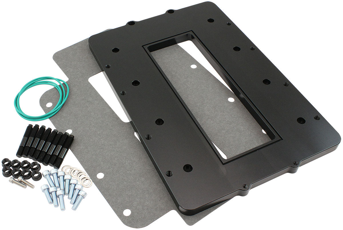 AF6286-0000 - 6-71 8-71 BLOWER TOP PLATE MODULAR INTAKE MANIFOLD BLACK BILLET AF 6286-0000