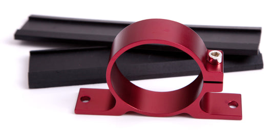 AF64-2000R - BILLET FUEL PUMP BRACKET BOSCHRED SINGLE SUITS ALL BOSCH
