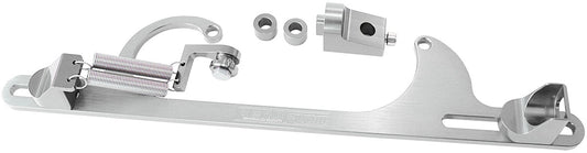 AF64-2001S - BILLET THROTTLE CABLE BRACKET SILVER SUITS 4150 STYLE
