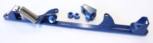 AF64-2002 - BILLET THROTTLE CABLE BRACKET BLUE SUITS 4500 STYLE