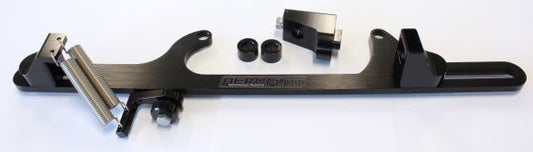 AF64-2002BLK - BILLET THROTTLE CABLE BRACKET BLACK SUITS 4500 STYLE