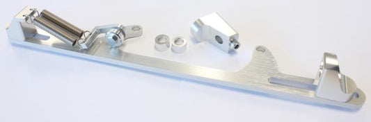 AF64-2002S - BILLET THROTTLE CABLE BRACKET SILVER SUITS 4500 STYLE
