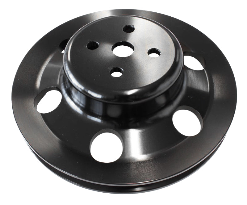 AF64-2023BLK - BILLET WATER PUMP V PULLEY BLACK SUIT 302 351C FORD