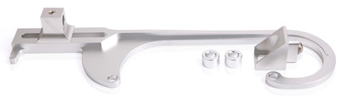 AF64-2026S - BILLET THROTTLE CABLE BRACKET SILVER SUITS 4150 STYLE CARBS